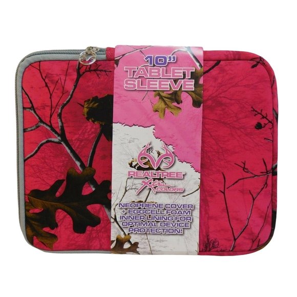 REALTREE Xtra Colors 10" Tablet Sleeve Pink Camo - Picture 1 of 6